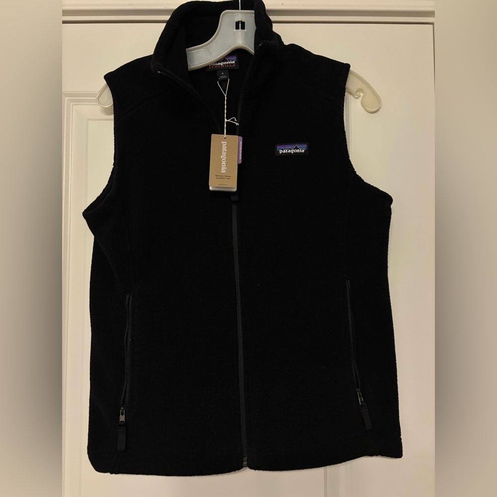 Patagonia Women’s Classic Synchilla Fleece Vest - Black - NWT Size Small